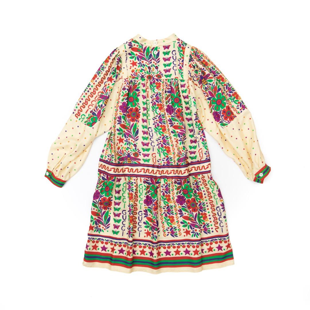 Abito multicolore bambina. 58002 ZAB82 2264 GUCCI 