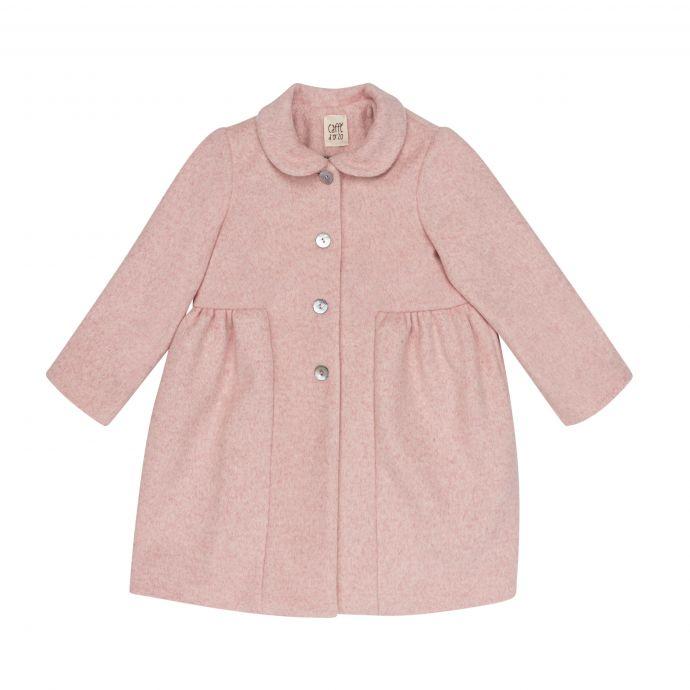 Cappotto con arricciatura