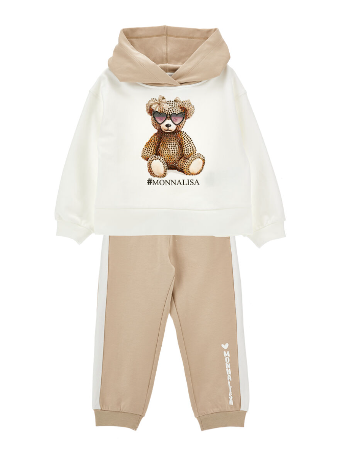 Completo Jogger con Teddy<BR/> 19F500 6004 0102 MONNALISA 