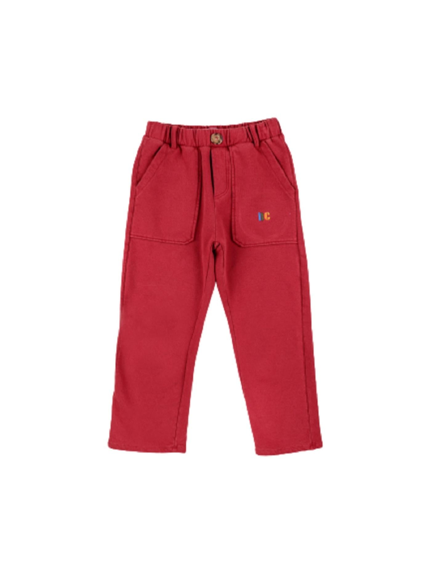 Pantaloni comodi 223AC073 BURGUNDY BOBO CHOSES 