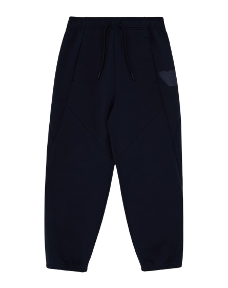 Pantaloni jogger con coulisse e logo gommato ASV