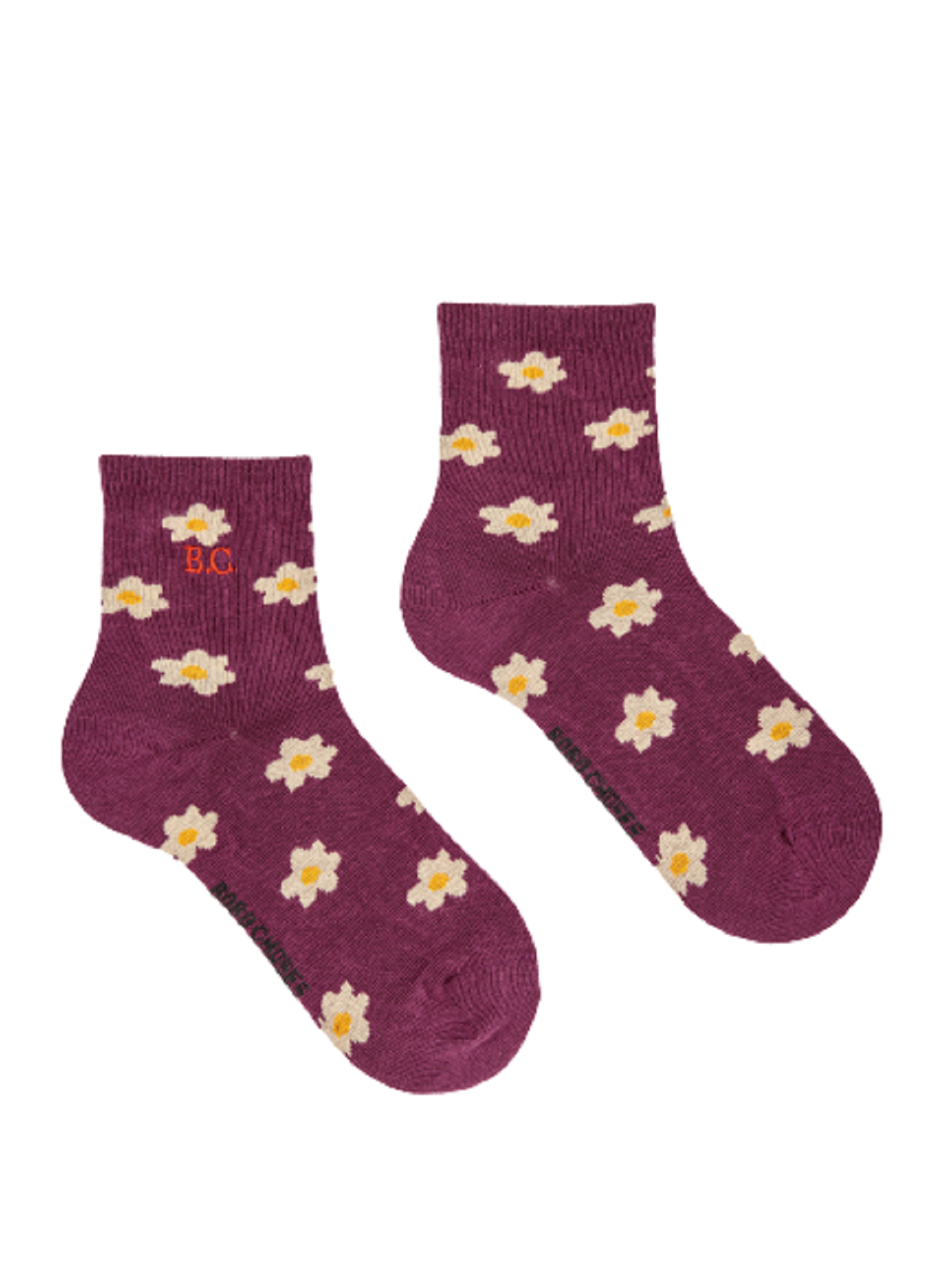 Calzini con motivo a fiori 223AI041 RED BOBO CHOSES 