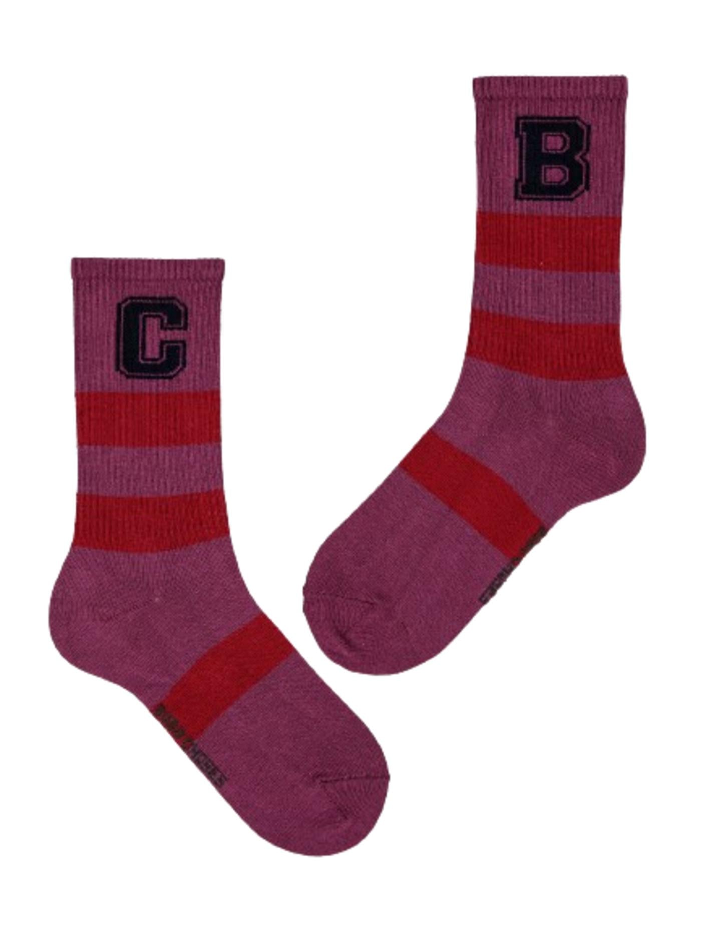 Calze lunghe a righe 223AI032 MULTICOLOR BOBO CHOSES 