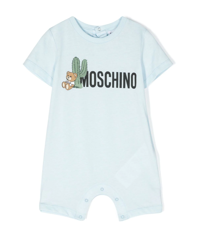 Tutina azzurro per neonato MUT03S LAA02 40304 MOSCHINO 