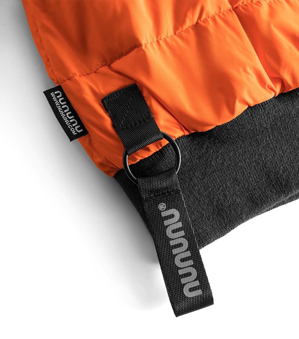 Piumino con maniche staccabili NU3984 ORANGE NUNUNU 