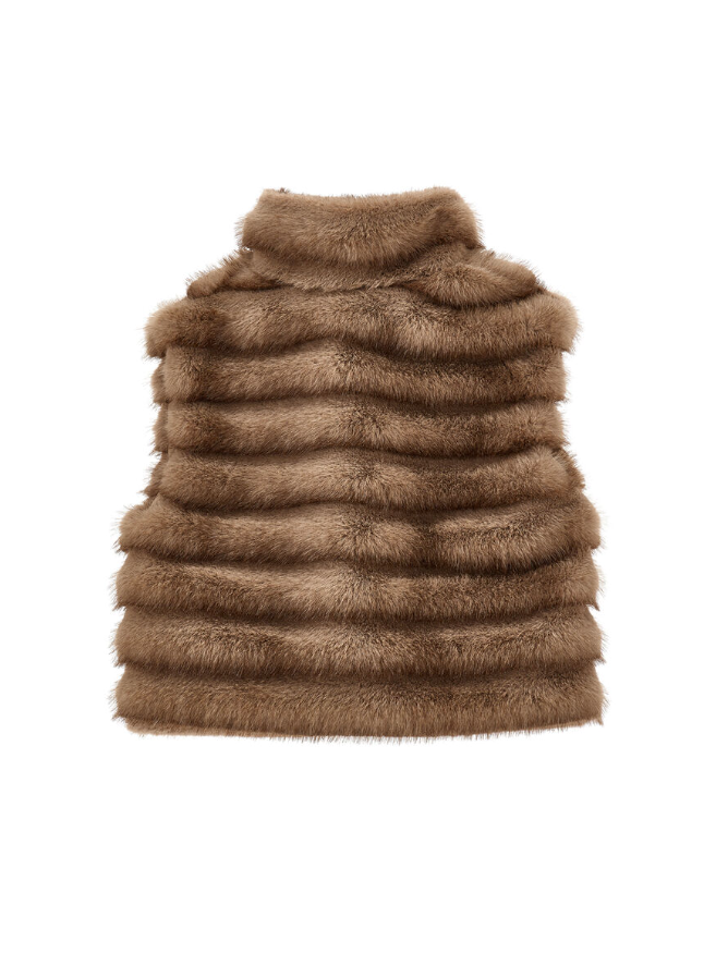 Gilet peluche 17F108 6032 0009 MONNALISA 