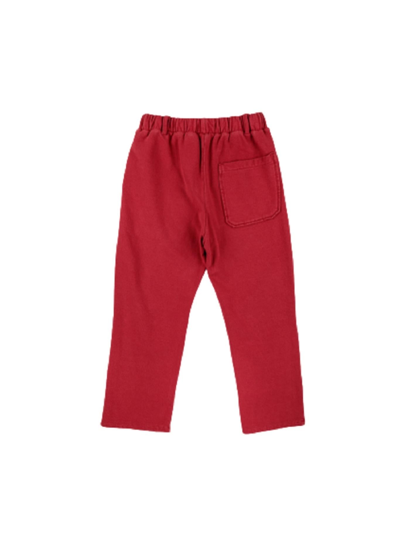 Pantaloni comodi 223AC073 BURGUNDY BOBO CHOSES 