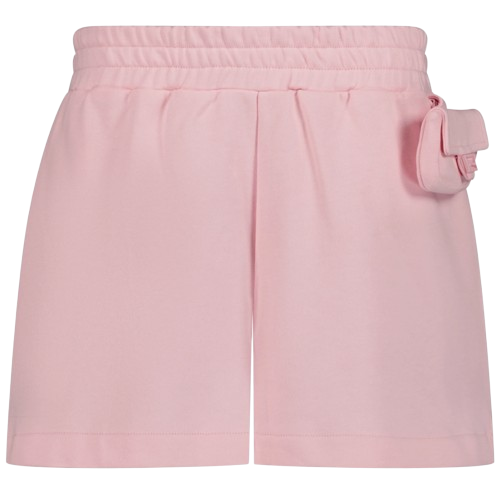 Shorts rosa per bambina con micro Baguette