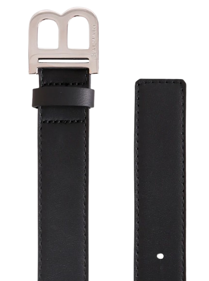 Cintura nera per bambini BX0P21 Z1371 930AG BALMAIN 