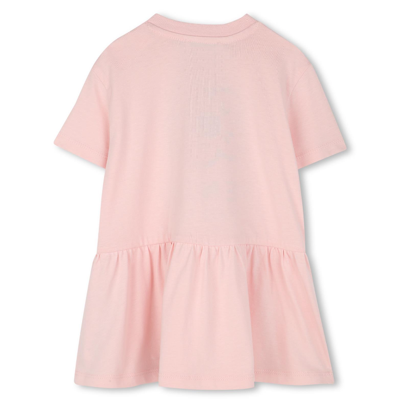 Vestito rosa per neonata con Boke Flower