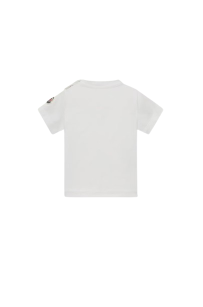 T-shirt con motivo logato in cotone L1951 8C00003 89AUM 034 MONCLER 