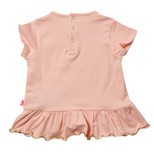 T-shirt neonata con stampa multicolore