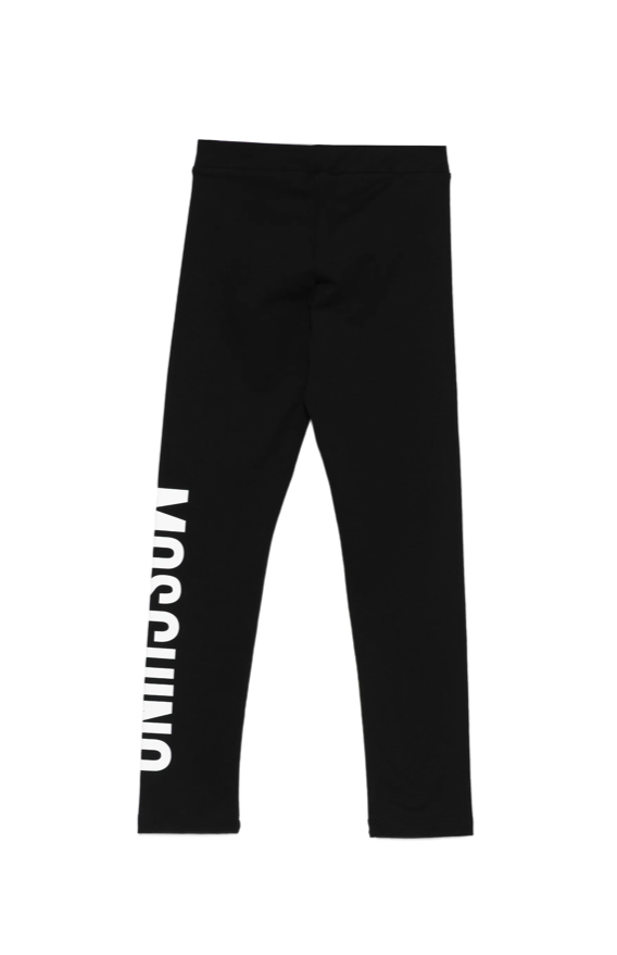 Leggings neri per bambina HDP075 LBA00 60100 MOSCHINO 