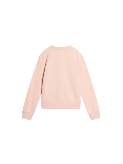 STAR GIRL'S CREWNECK REGULAR SWEATSHIRT NEW LOGO PRINT GKP01279 P002247 25523 25523 GOLDEN GOOSE 