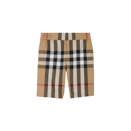 Pantaloncini in cotone Check