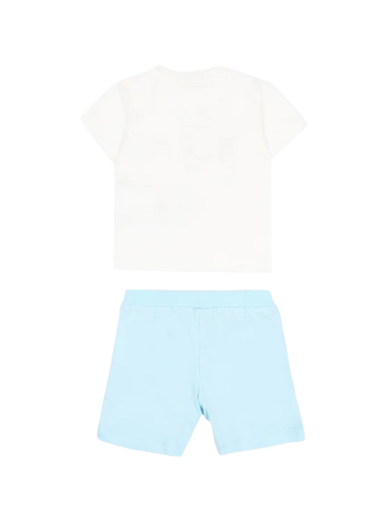 Set T-shirt e shorts per neonato M5G00M LAA01 84325 MOSCHINO 