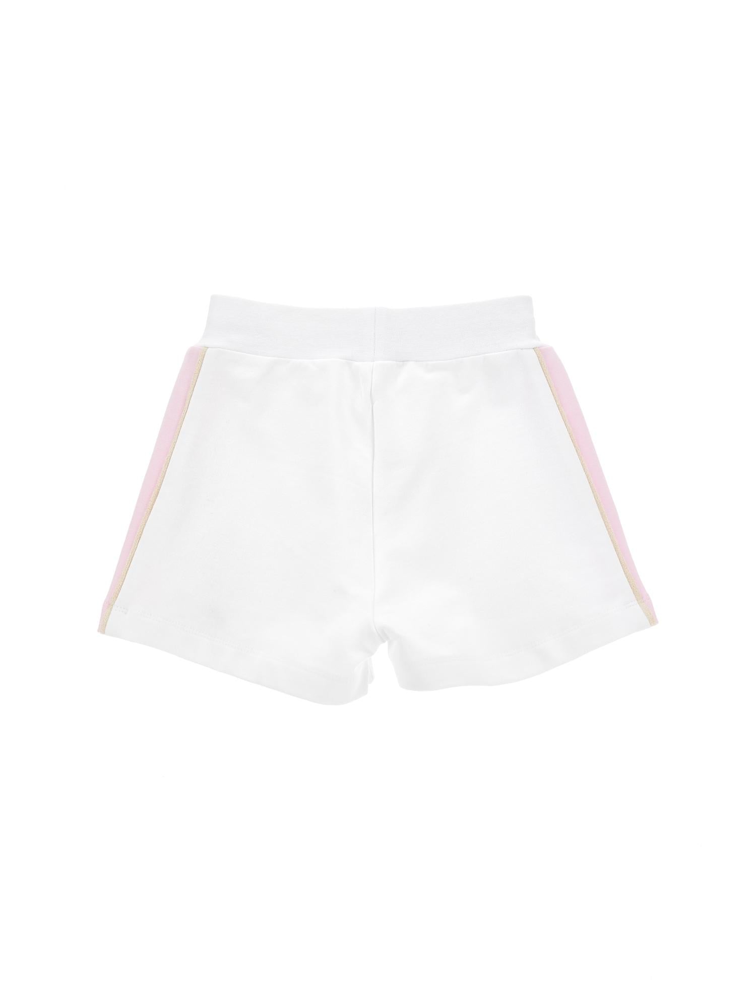 Shorts felpa con borchiette