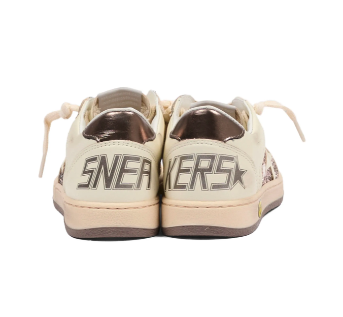 Ball Star glitter and nappa upper nappa star and spur laminated heel GYF00327 F008049 82179 82179 GOLDEN GOOSE 