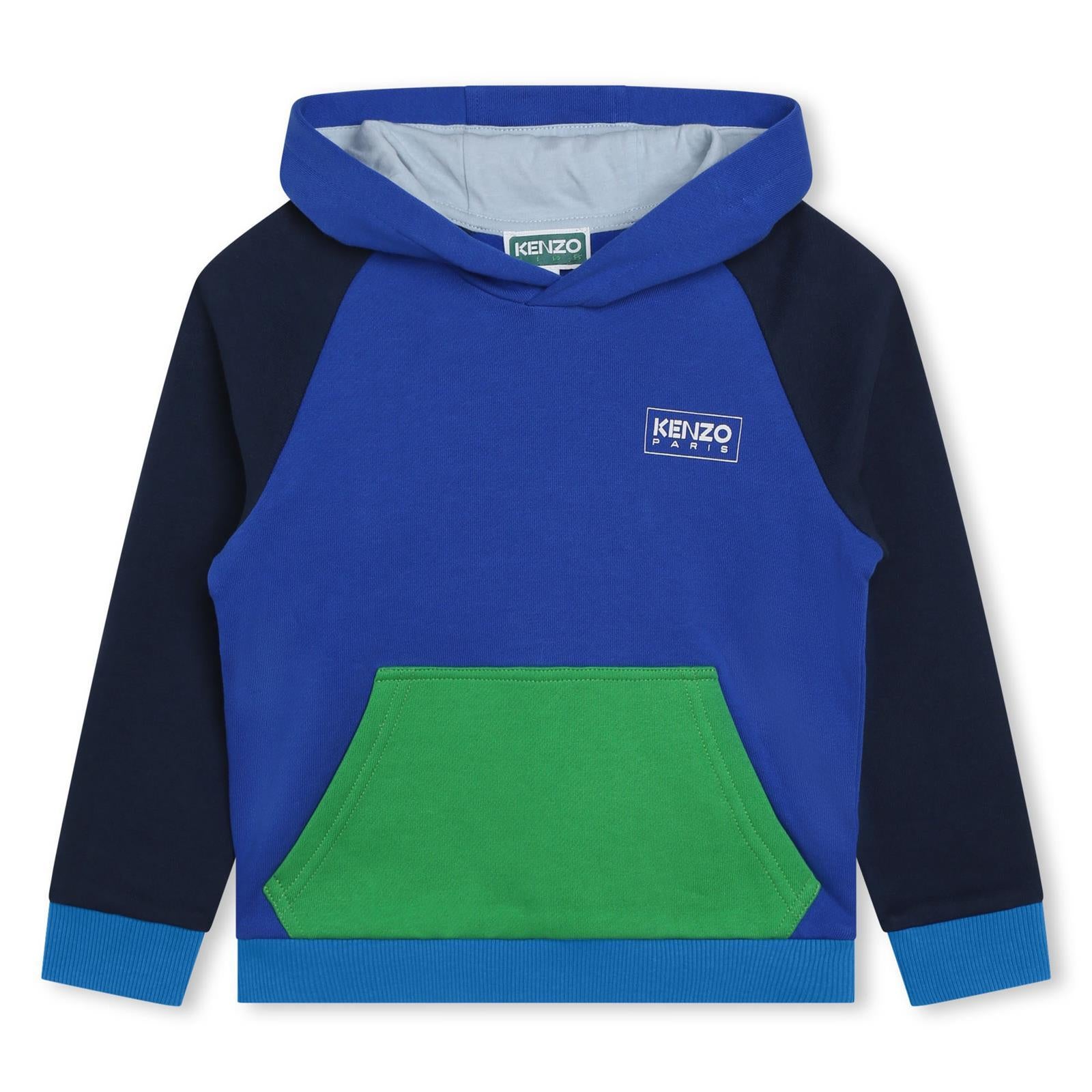 Felpa con design color-block