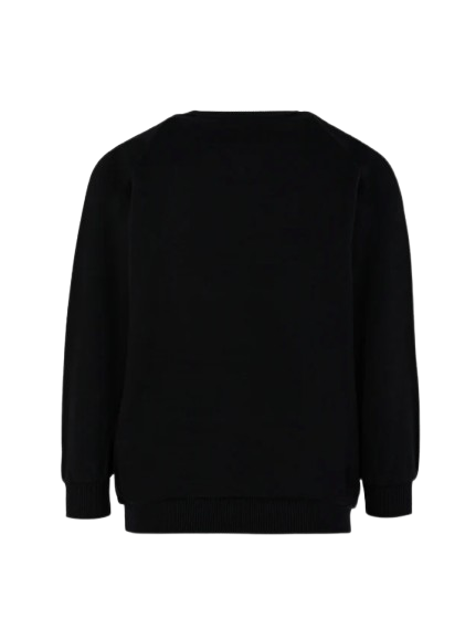 Felpa nera con logo Balmain BX4P80 Z3183 930BC BALMAIN 