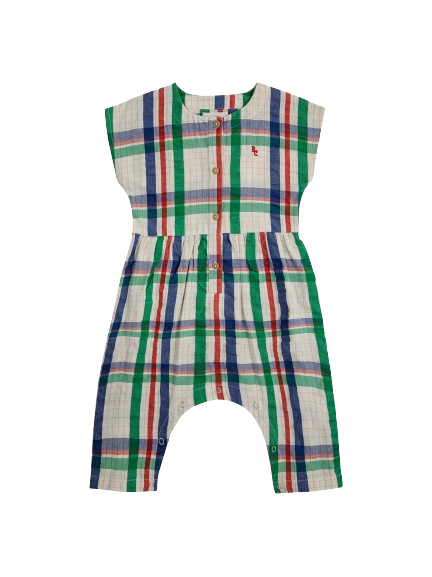 Tuta in tessuto Madras Checks