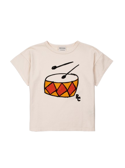 Maglietta stampal tamburo 124AC001 MULTICOLORE BOBO CHOSES 