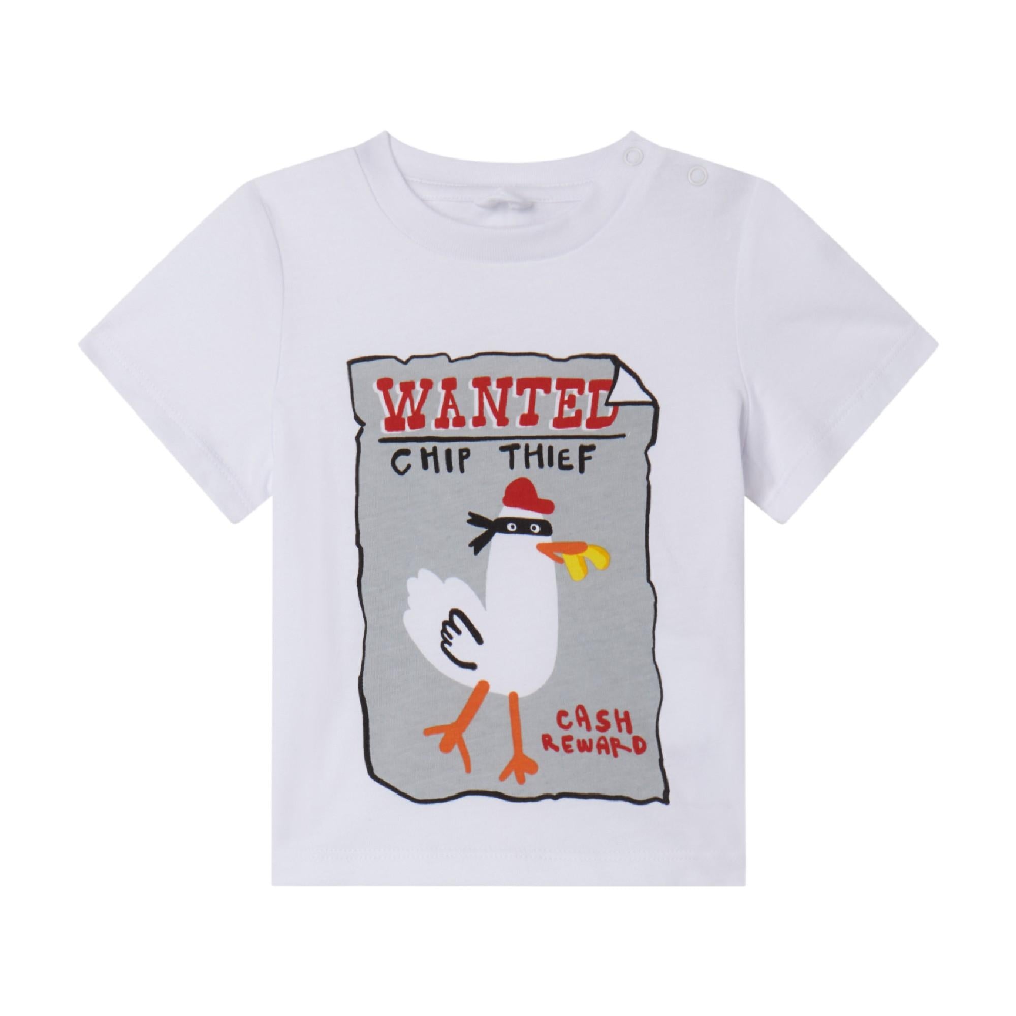 T-shirt neonato con stampa grafica