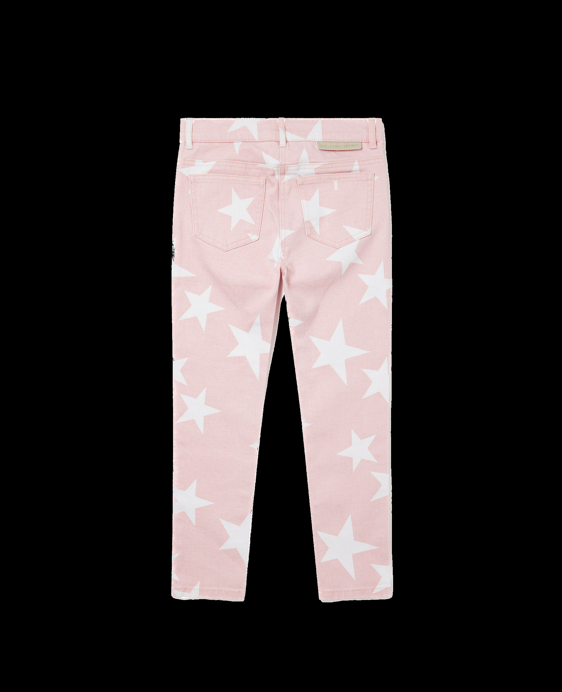 Pantaloni denim con stampa