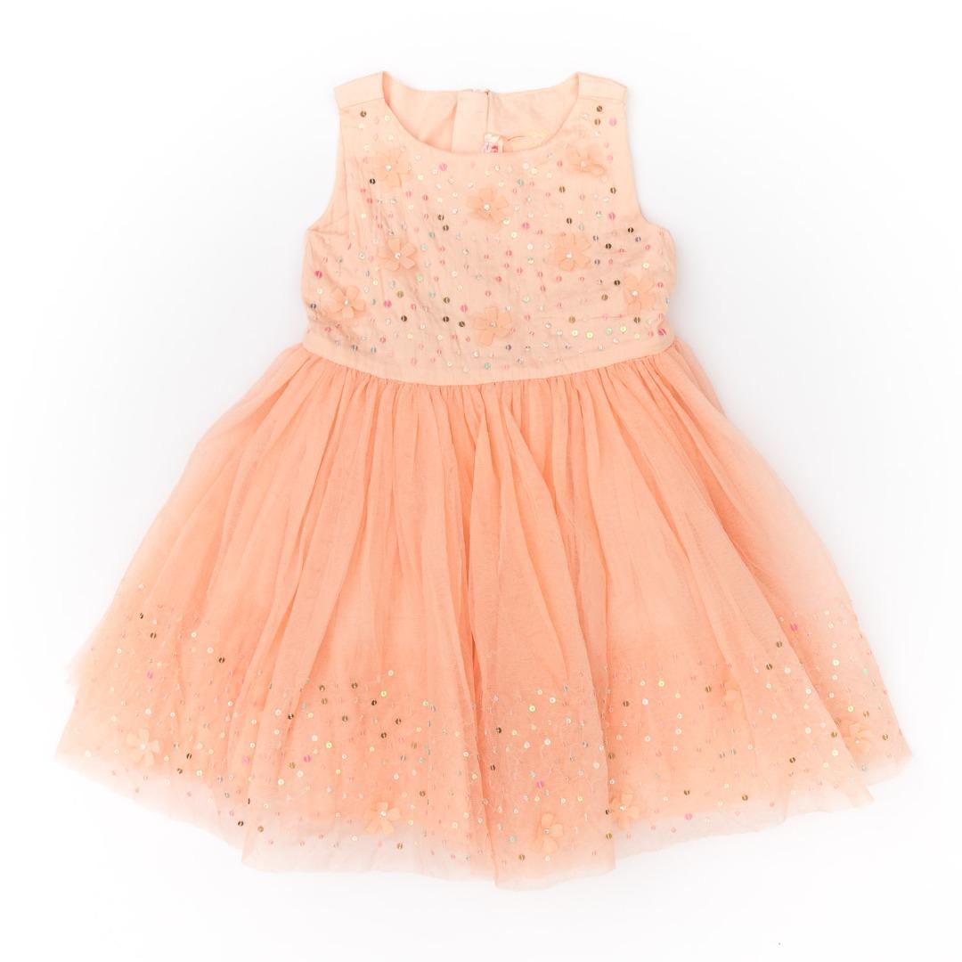 Abito elegante smanicato con paillettes