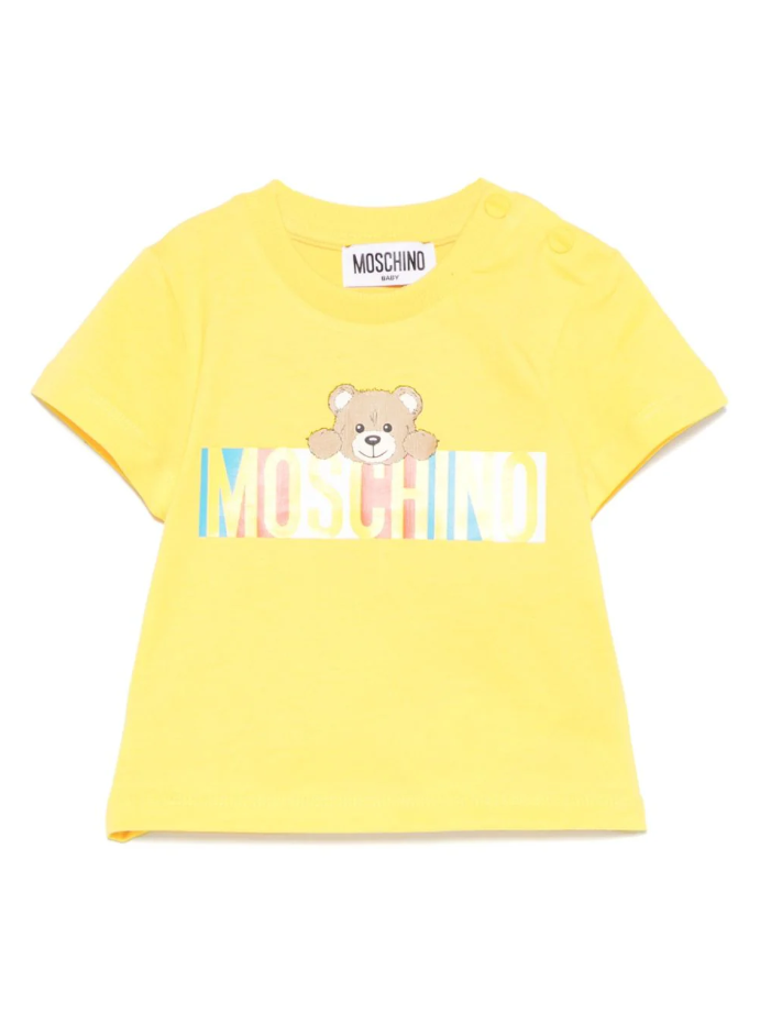 T-shirt con stampa Teddy Bear MUM04C LAA02 50577 MOSCHINO 
