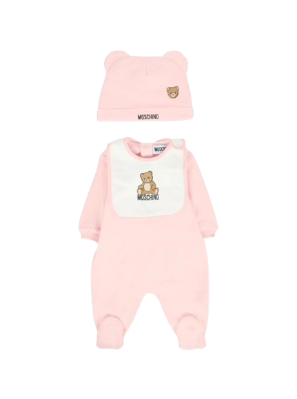 Set tutine per neonata MUY08B LCA40 50209 MOSCHINO 