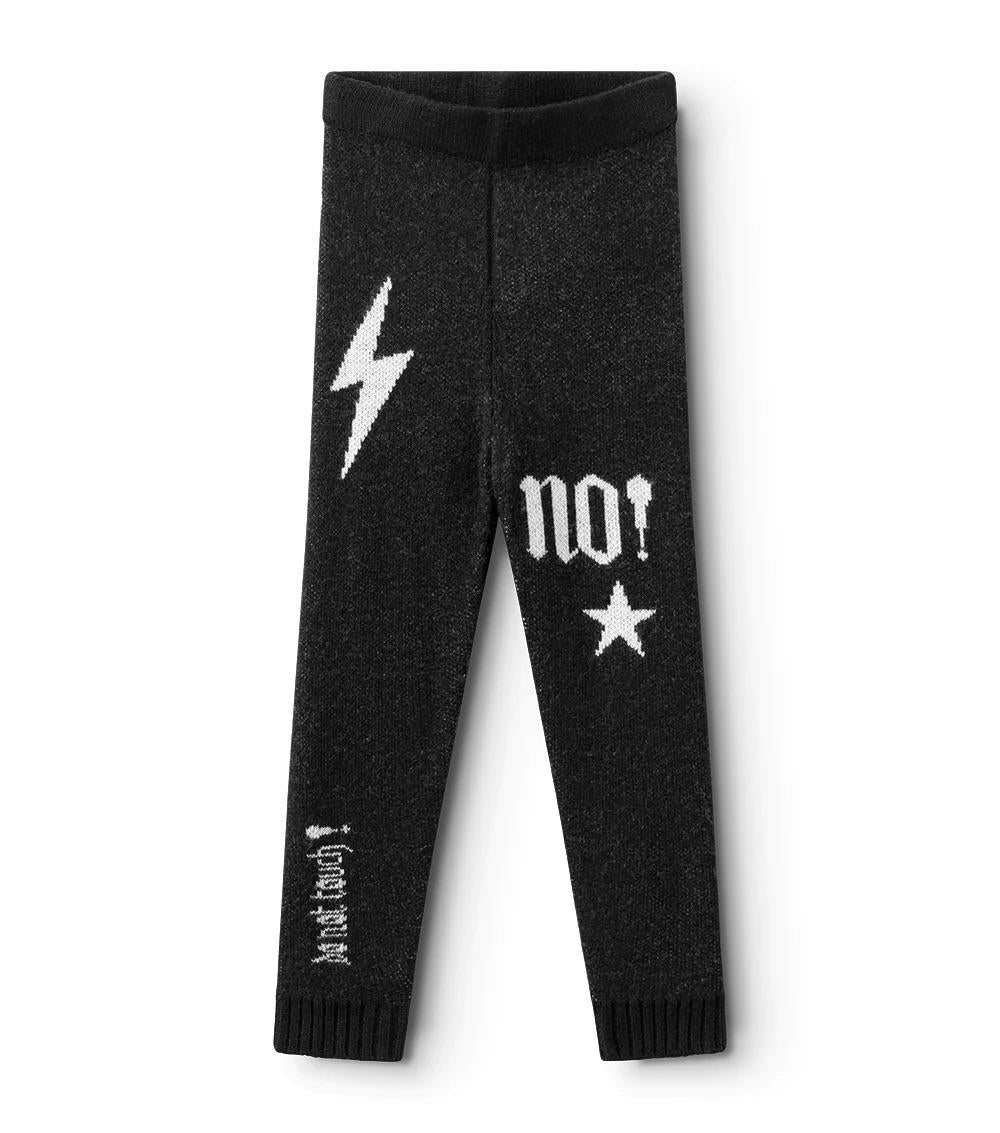 Leggings in maglia NU3971 BLACK NUNUNU 