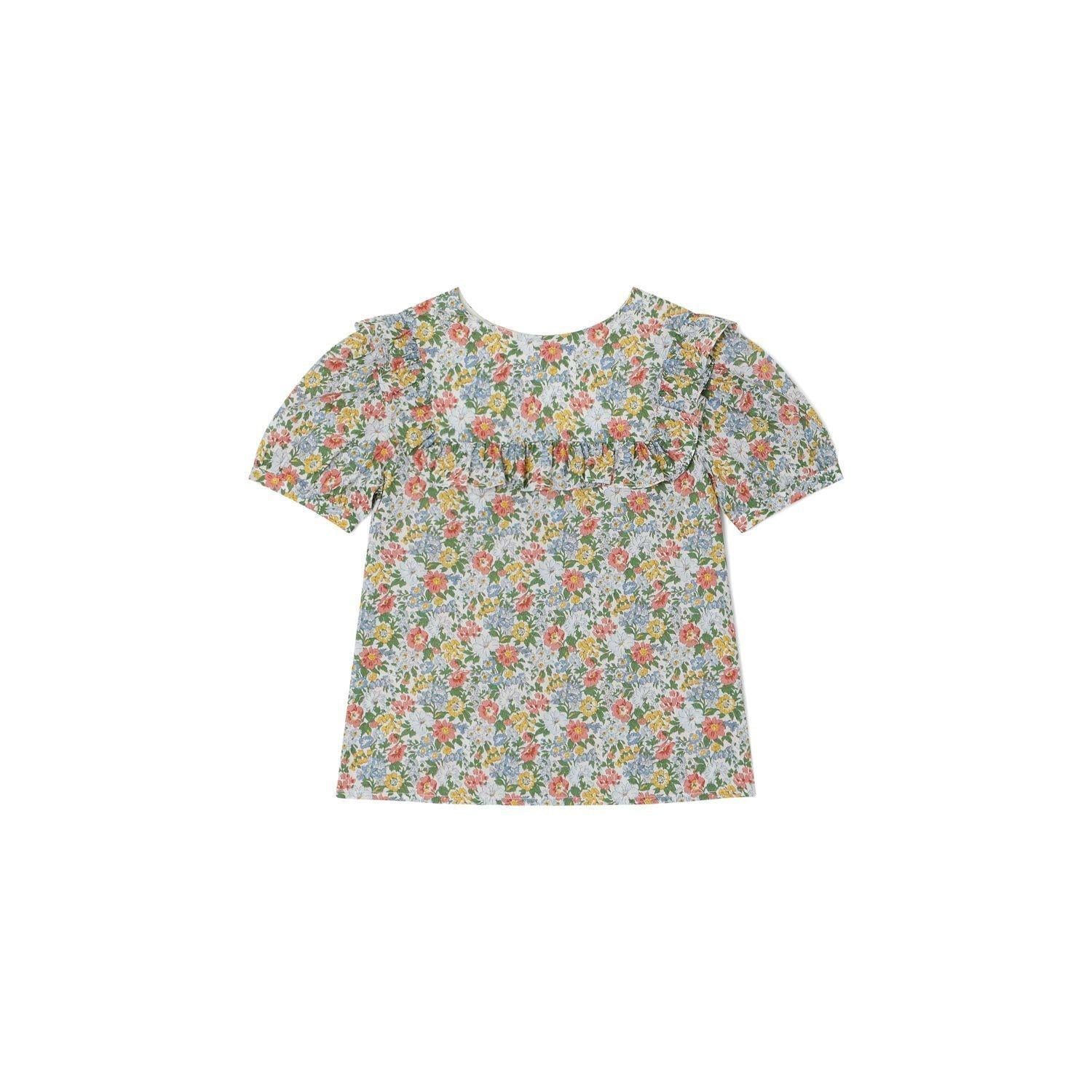 Blusa  per bambina con fiori