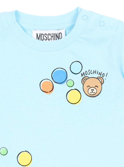 T-shirt per neonato M5M047 LAA03 40304 MOSCHINO 