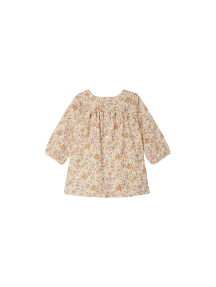 Abito smock Félicie in tessuto Liberty di cotone e lana