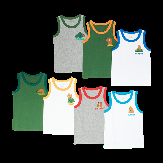 Set di 7 canotte