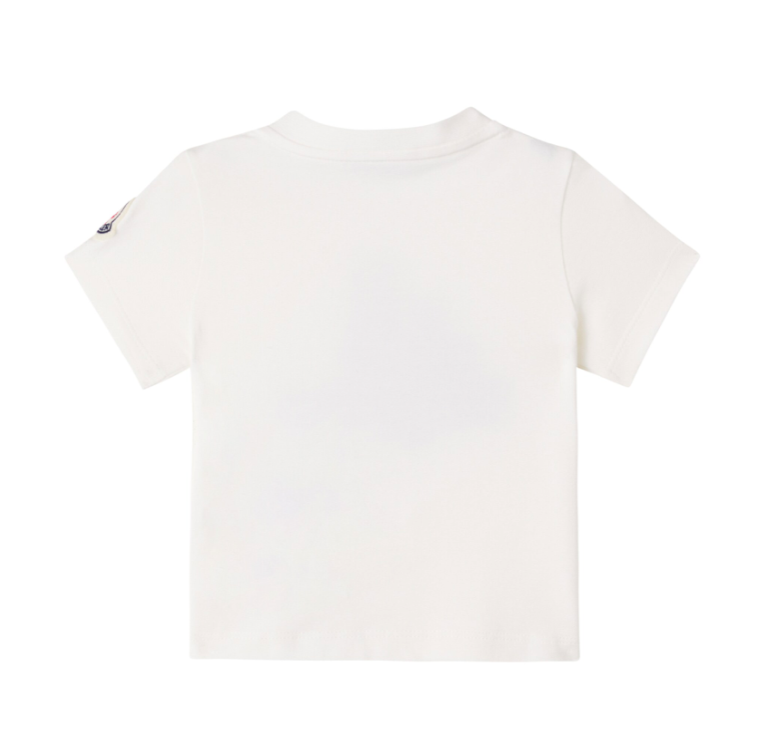 T-shirt con motivo logato in cotone L1951 8C00003 89AUM 034 MONCLER 