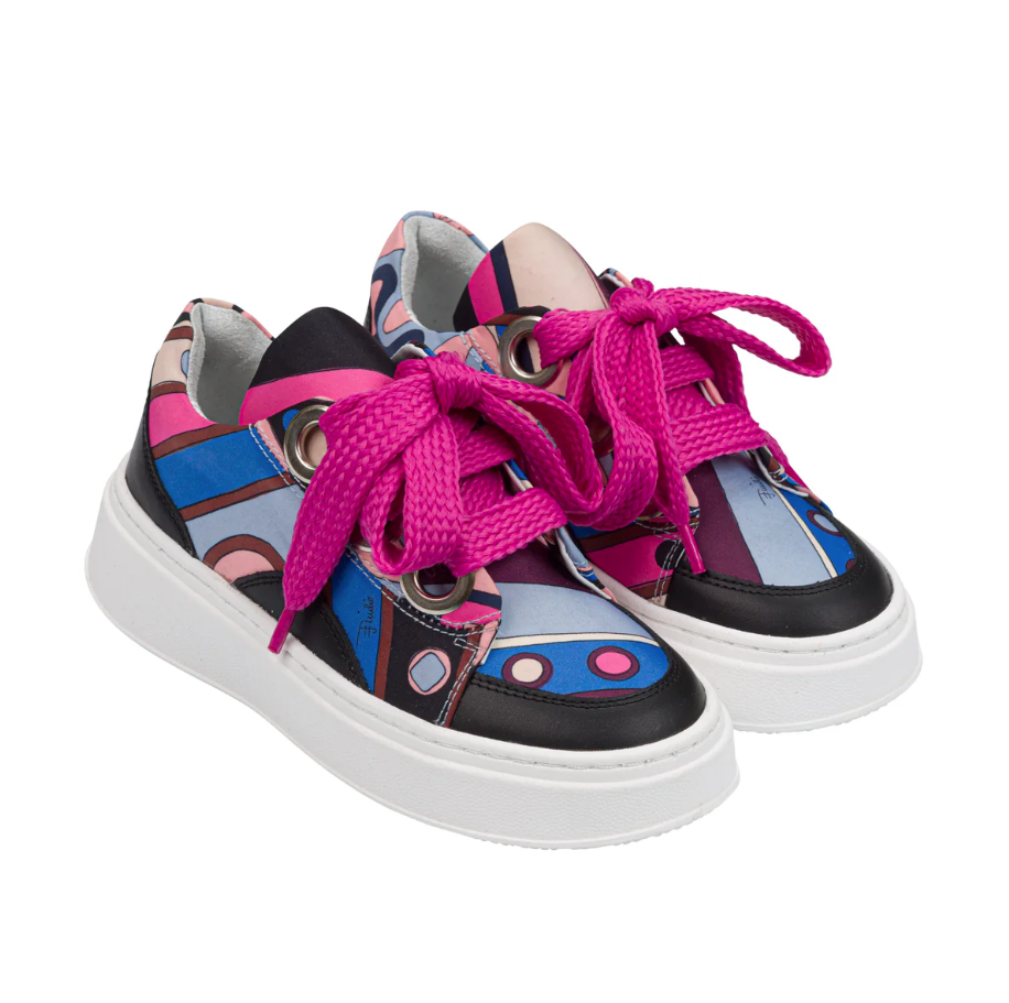 Emilio Pucci Girls Printed Trainers
