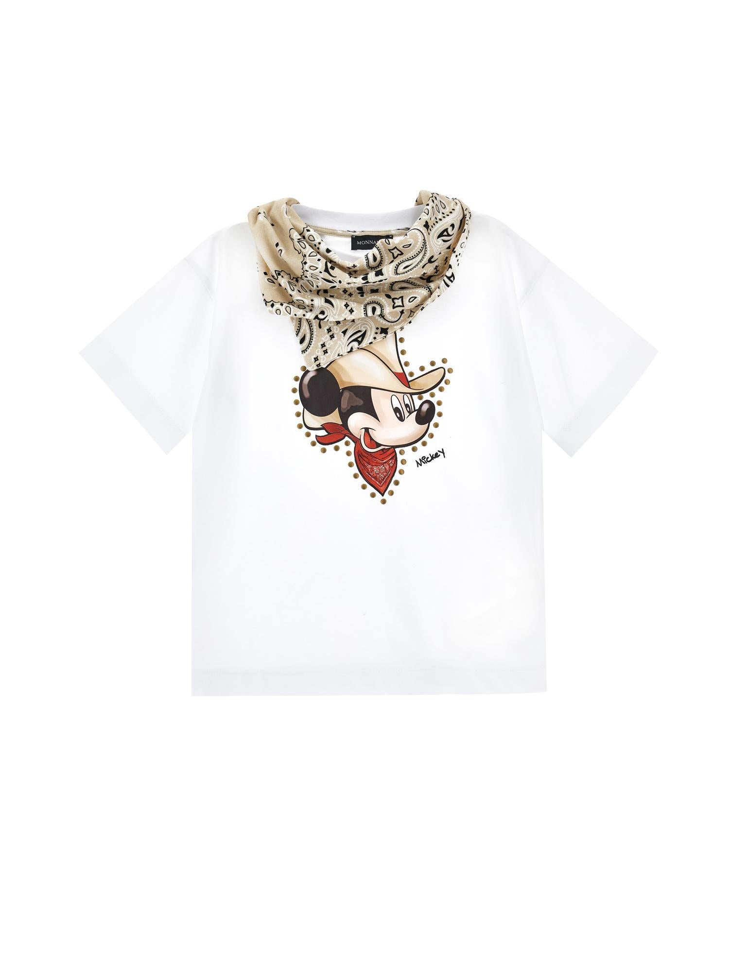 T-shirt jersey Mickey con bandana