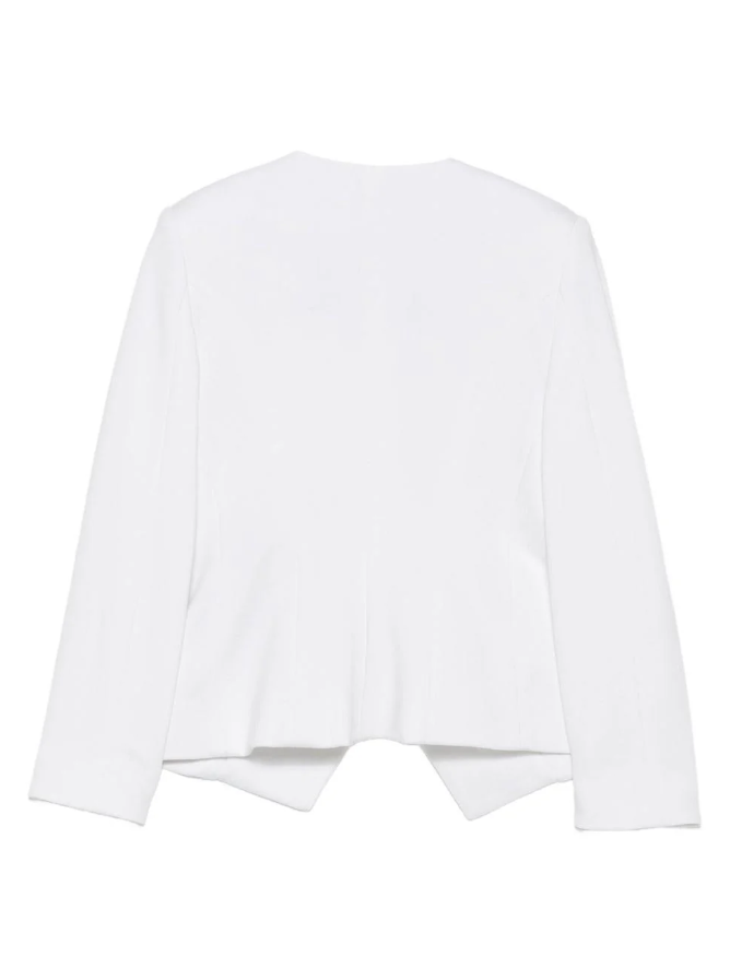 Giaacca doppiopetto per bambina BX2B64 J0371 100 BALMAIN 