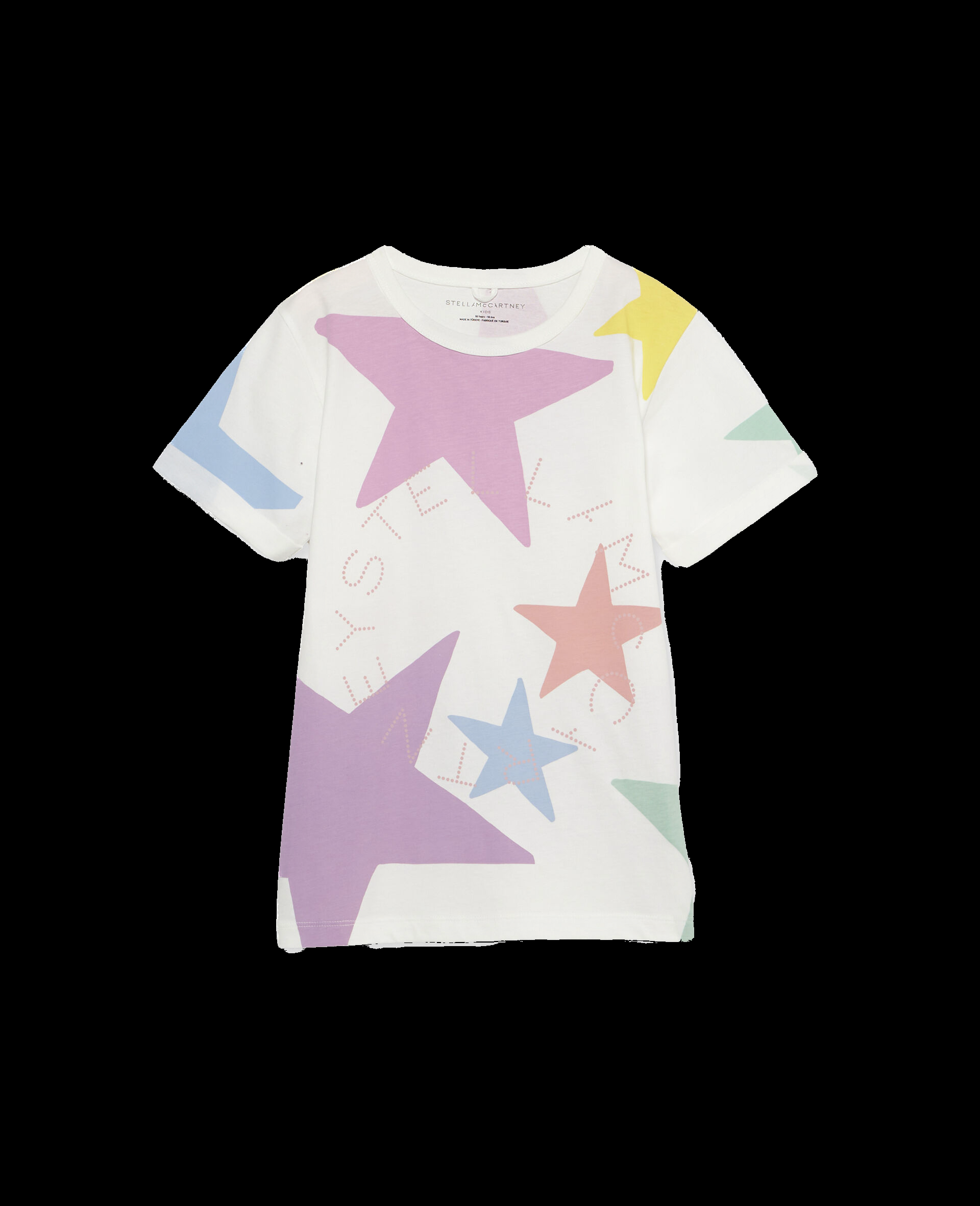 T-shirt con stampa stelle all-over