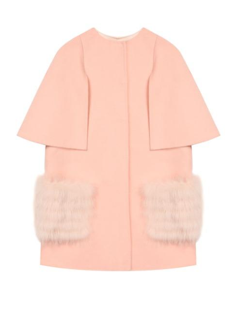 Cappotto rosa bambina