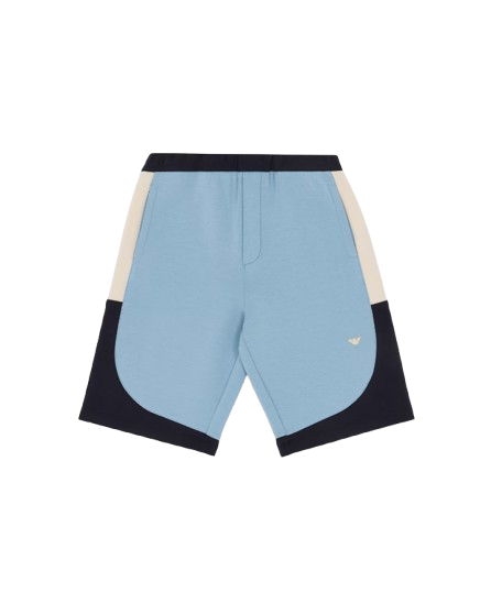 Shorts con dettagli in double jersey