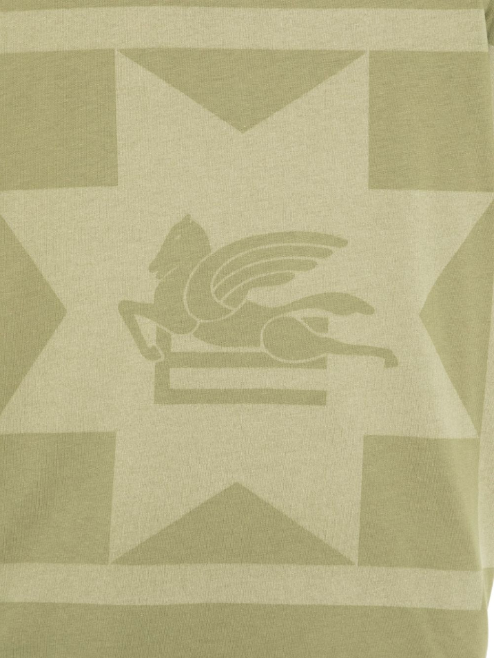 T-shirt in jersey con pegaso