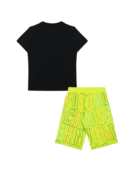 Moschino completo t-shirt e pantaloncini