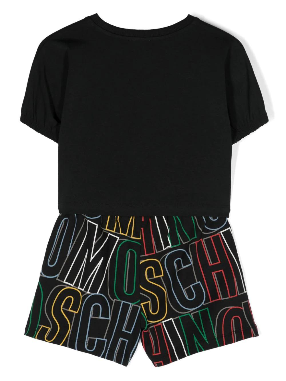 Completo bambina t-shirt e pantaloncini