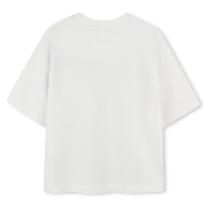 Maglietta Little Marc Jacobs - Avorio con stampa