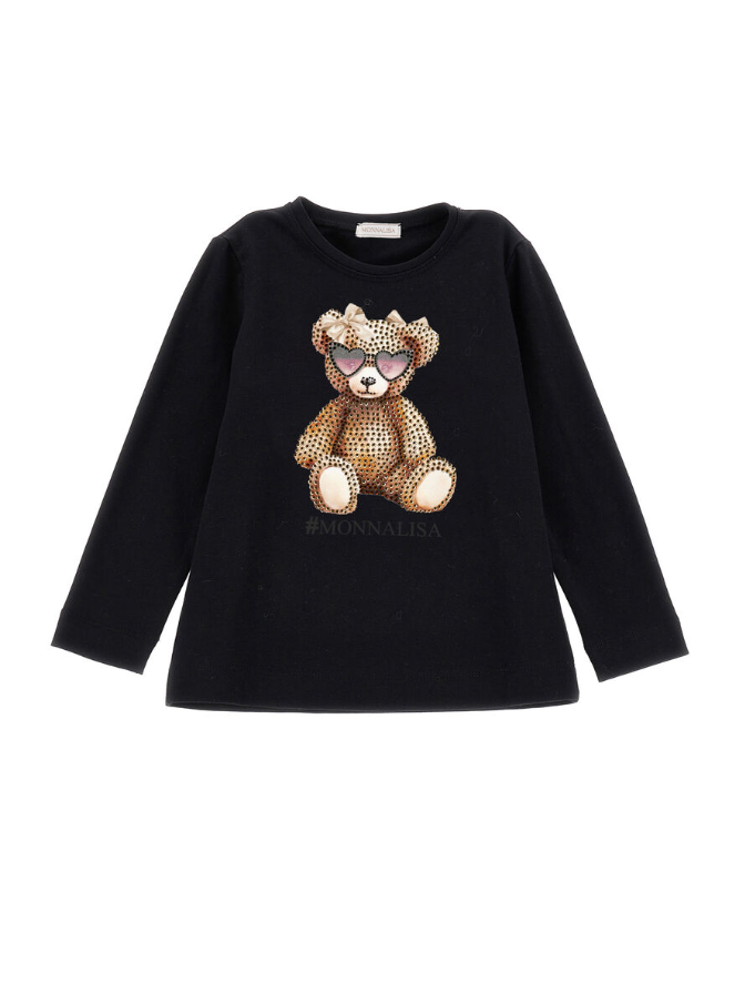 T-shirt Teddy 19F616 6003 0050 MONNALISA 