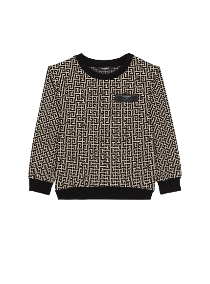 Felpa per bambini BW4Q40 Z2411 106NE BALMAIN 