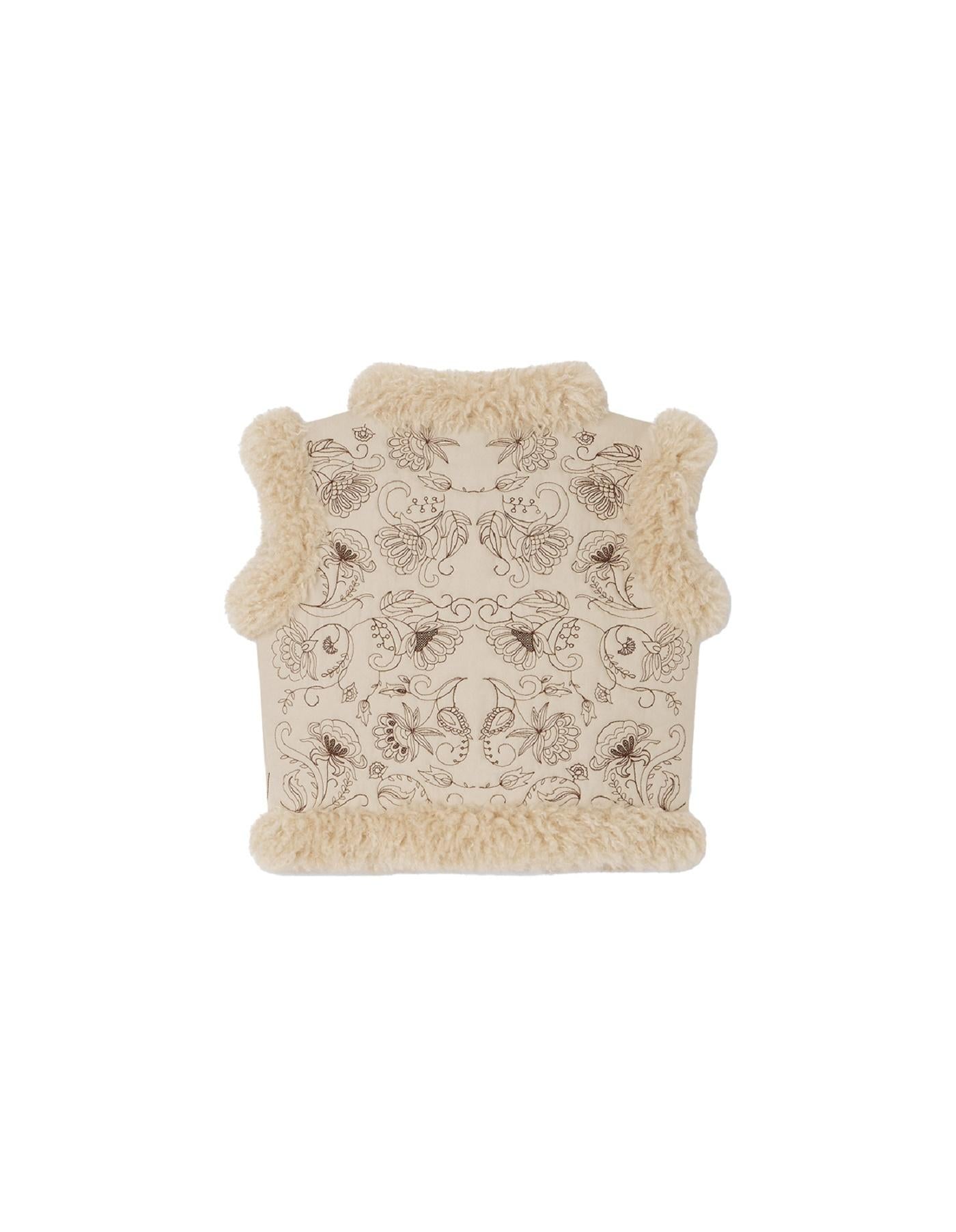 Gilet Tuli con ricamo a fiori